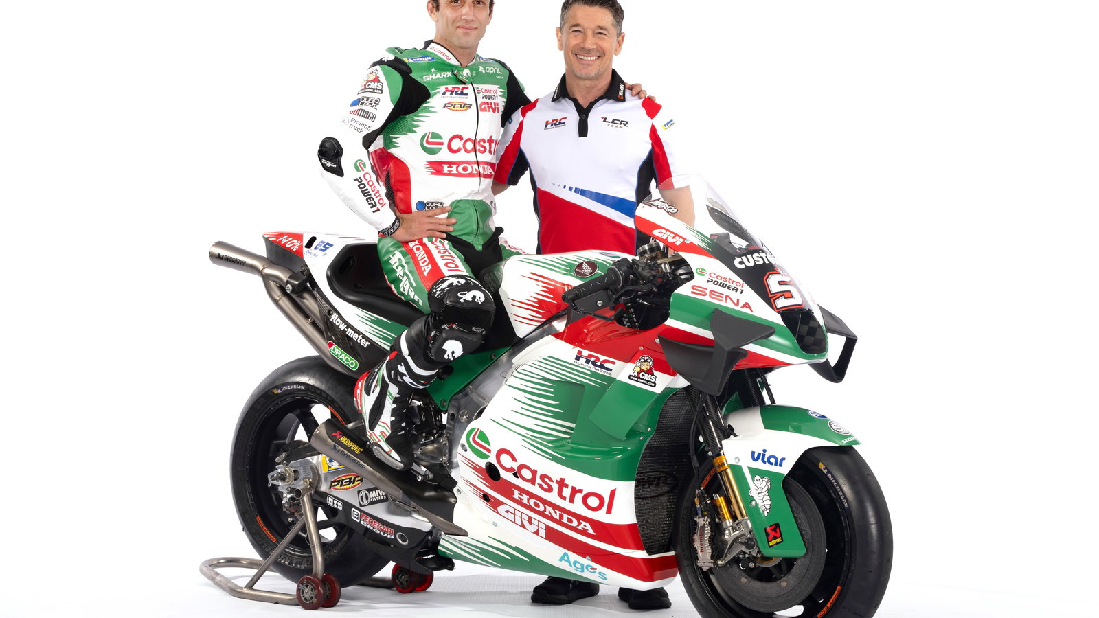 Johann Zarco with Lucio Cecchinello, 2024 LCR Honda livery